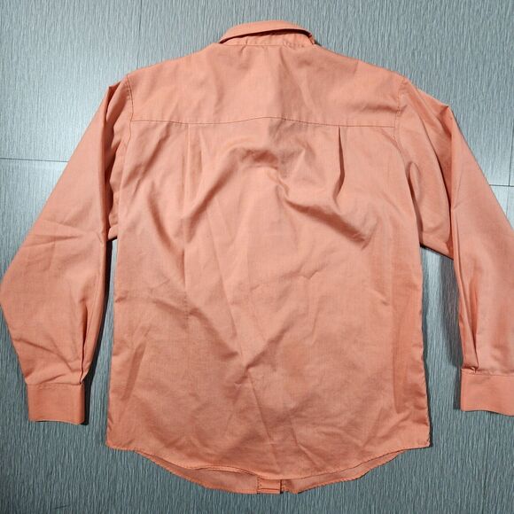 Foxcroft Wrinkle Free Classic Fit Button Up Shirt Salmon Women's Size 6 - Picture 8 of 10
